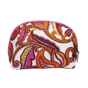 NEW Paisley Floral Flower Cosmetic Make up Bag